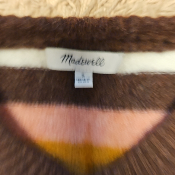 Madewell Striped Payton Pullover Sweater - Picture 8 of 8